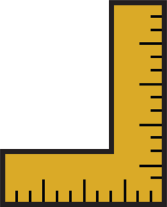 Rulers used to measure length.